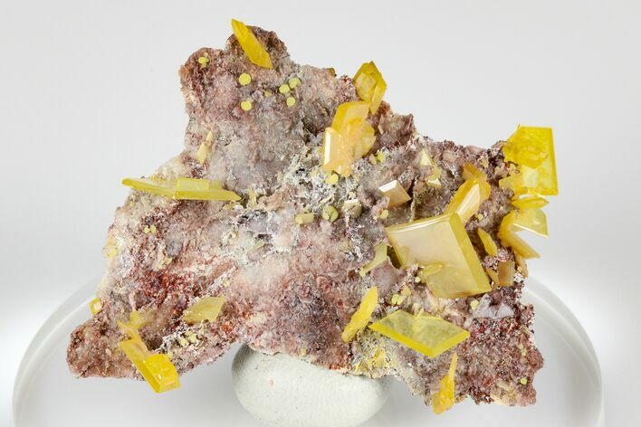 Lustrous, Orange Wulfenite Crystals - La Morita Mine, Mexico #183936